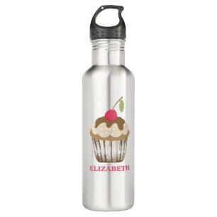 Bouteille d'eau cerise Cupcake - mignonne rose ino