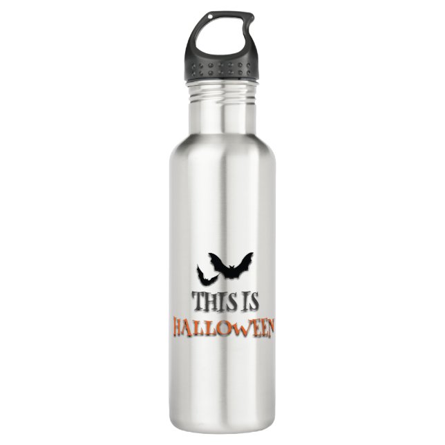 Bouteille D'eau C'Est Halloween (Devant)
