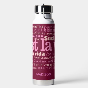 Bouteille D'eau C'est La Vie Nom personnalisé