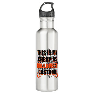 Bouteille D'eau C'Est Mon Costume D'Halloween Bon Marché - Hallowe