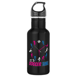 Bouteille D'eau C'est Soccer Time Girls Soccer Citation