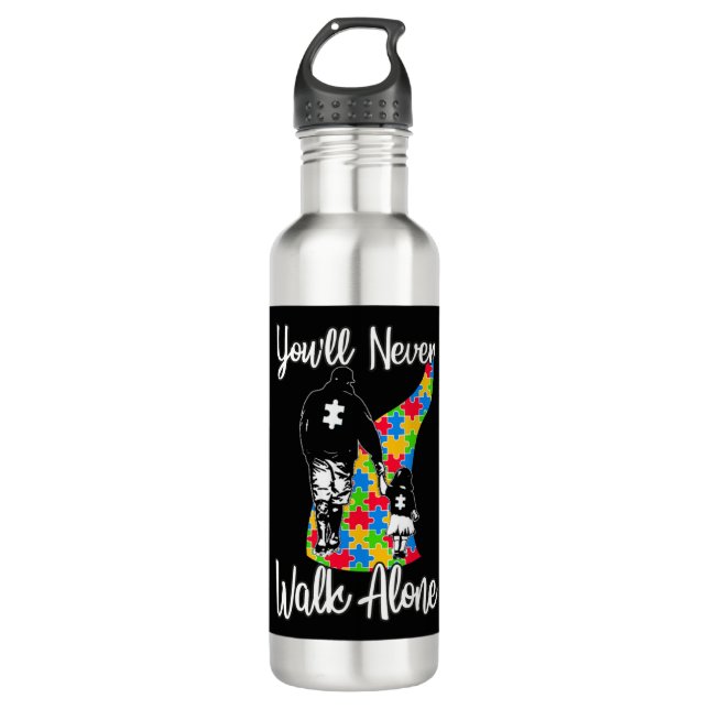 Bouteille D'eau Cette belle conception pour père et fille gr (Devant)