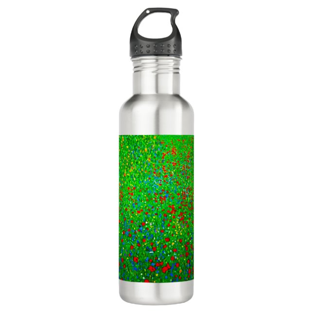Bouteille D'eau Champ de pavot Gustav Klimt (Devant)