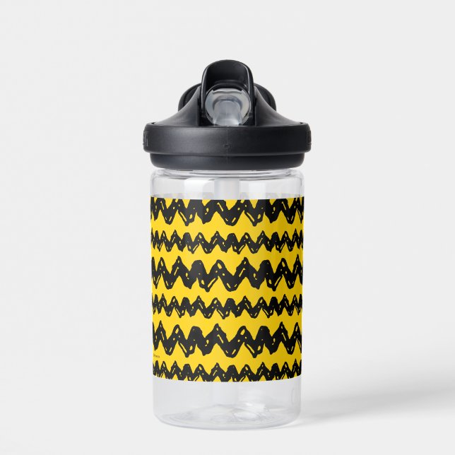 Bouteille D'eau Charlie Brown Zig Zag Motif (Avant)