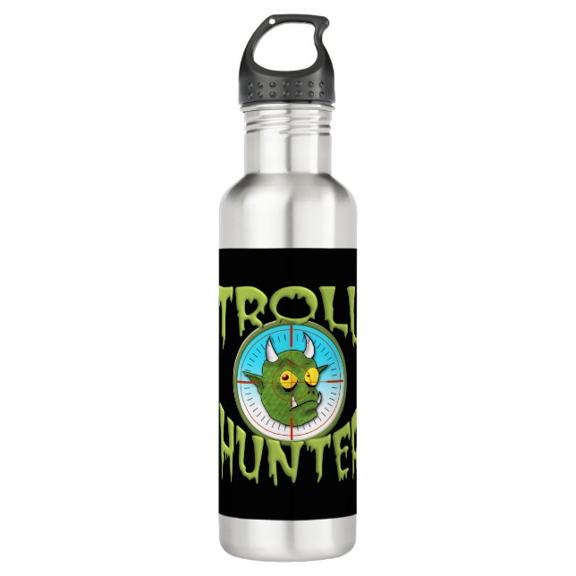 BOUTEILLE D'EAU CHASSE DE TROUILLE (Devant)
