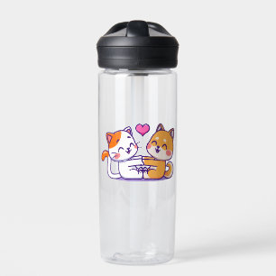 Bouteille D'eau Chat et Shiba Inu