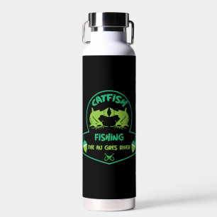 Bouteille D'eau Chat Fishing Au Gres