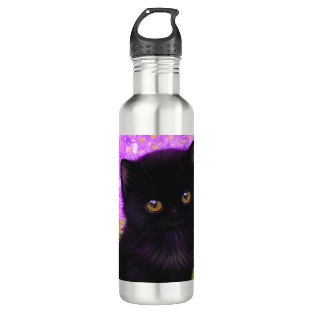 Bouteille D'eau Chat Gustav Klimt (Devant)