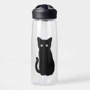 Bouteille D'eau Chat noir, chaton mignon, plaisir spottaculaire