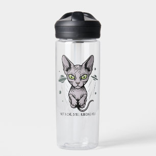 Bouteille D'eau Chat Sphynx Judicieux dans l'Art Spatial