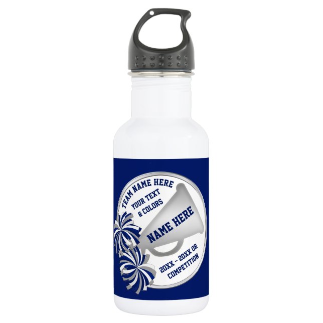 Bouteille D'eau Cheer Cadeaux Idées Concours et cadeaux VOTRE TEXT (Devant)