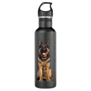 Bouteille D'eau Chemise bergère allemande Shepard Chien Maman Papa