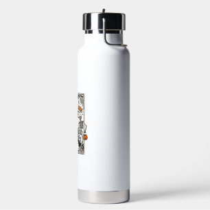 Bouteille D'eau Chemise d'amour de saison effrayant squelette Hall
