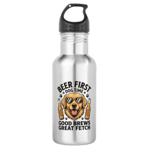 Bouteille D'eau Chemise de bière Retriever doré Funny Dog Lover Vi