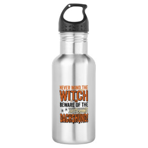 Bouteille D'eau Chemise de sorcière d'Halloween Méfiez-vous du dac