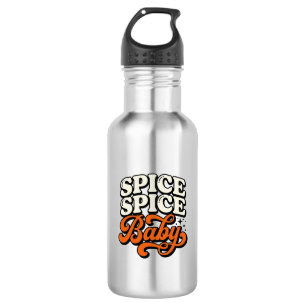 Bouteille D'eau Chemise de typographie rétro vintage Spice Spice B