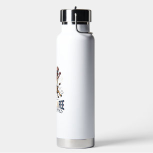 Bouteille D'eau Chemise drôle Amerigiraffee patriotique girafe hot