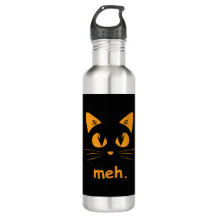 Bouteille D'eau Chemise Halloween Chat Drôle Pour Hommes Femmes