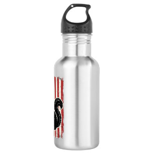 Bouteille D'eau Chemise patriotique écureuil drapeau américain vin
