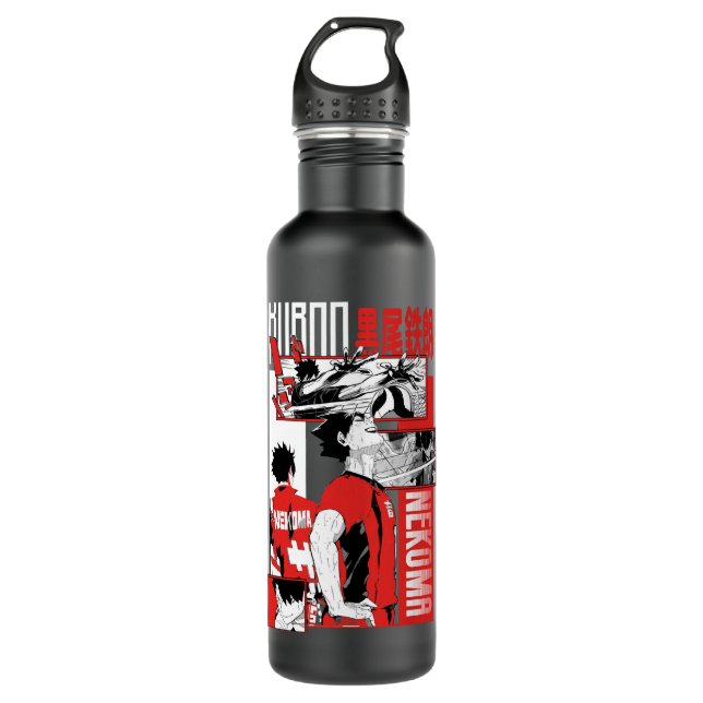 Bouteille D'eau Chemise T Classique Haikyuu Tetsuro Kuroo (Devant)