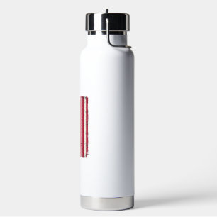 Bouteille D'eau Chemise vectorielle du drapeau américain en détres