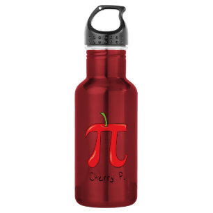 Bouteille D'eau Cherry Pi Symbole Cute Math Enseignant
