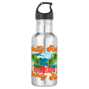 Bouteille D'eau Cheveux salés, orteils de sable Camion Tropical