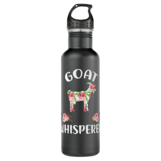 Bouteille D'eau Chèvre Floral Chèvre Whisperer Bucks Expert Kid Ca