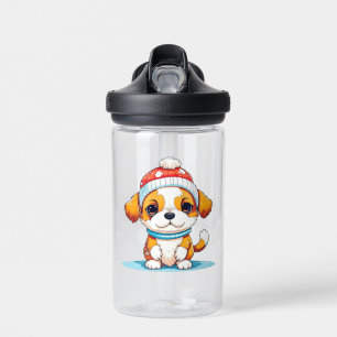 Bouteille D'eau Chibi Kawaii Caricature Chien Chien Chien Chien Ch