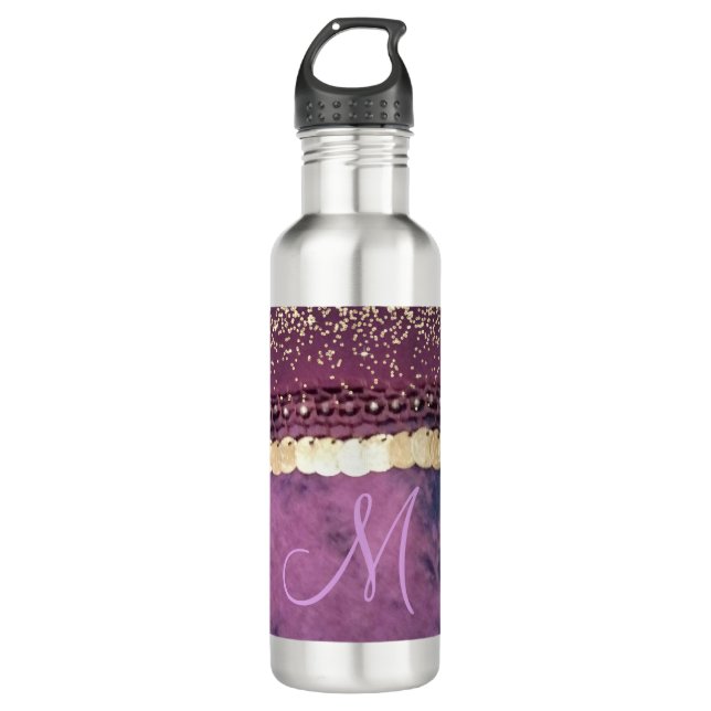 Bouteille D'eau Chic Tie Dye Monogramme Gypsy Scarf (Devant)
