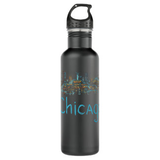 Bouteille D'eau Chicago City Illinois cadeau souvenir pour hommes 