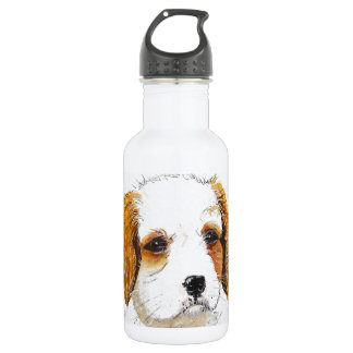 Bouteille D'eau Chien de chiot du roi Chareles