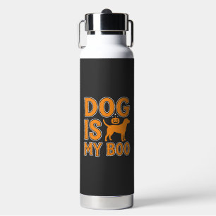 Bouteille D'eau Chien Est Mon Boo Halloween Chien