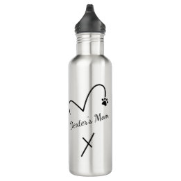 Bouteille D'eau Chien Maman, Personnalisez ce Chien Maman ou Chien