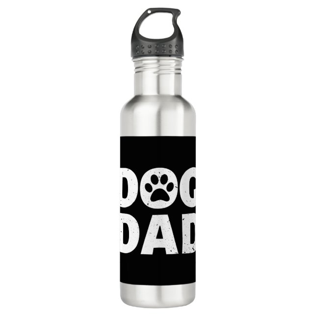 Bouteille D'eau Chien papa (Devant)