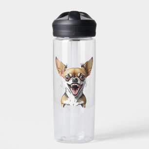 Bouteille D'eau Chihuahua moyen personnalisé Chiens amusants