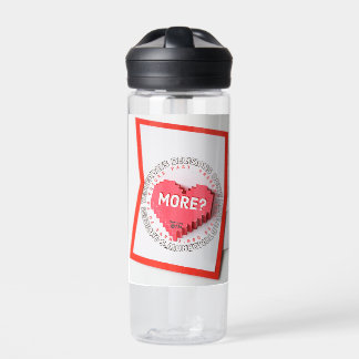 Bouteille D'eau ChiRadioLLC™ Inspirational Message WaterBottle