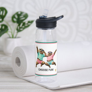 Bouteille D'eau Choisissez le duo de loutres amusantes