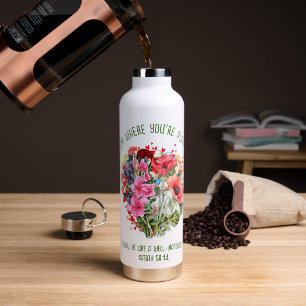 Bouteille D'eau Christian BLOOM OÙ VOUS ÊTES PLANTÉ Floral
