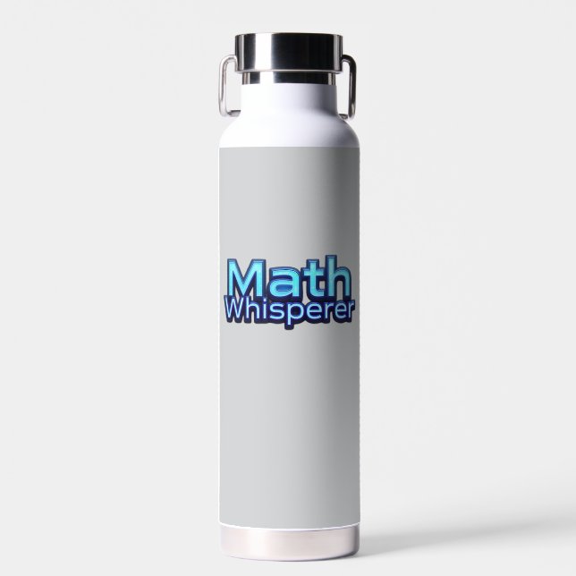 Bouteille D'eau Chuchoteur de Maths (Avant)