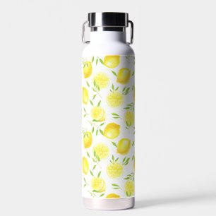 Bouteille D'eau Citrons et feuilles