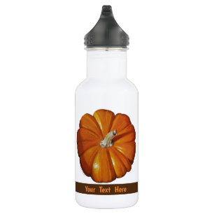 Bouteille d'eau citrouille