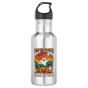 Bouteille D'eau Citrouille Sucreries Fantômes Friandises Halloween