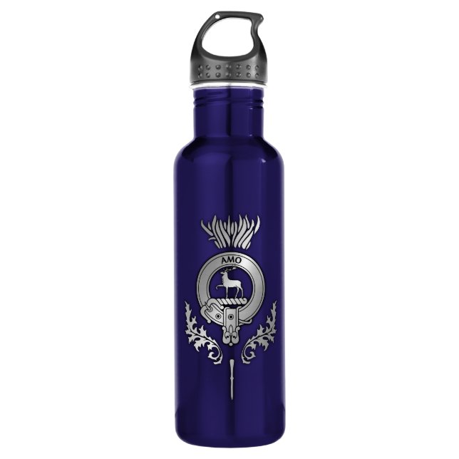 Bouteille D'eau Clan Scott Crest et Scottish Thistle (Devant)