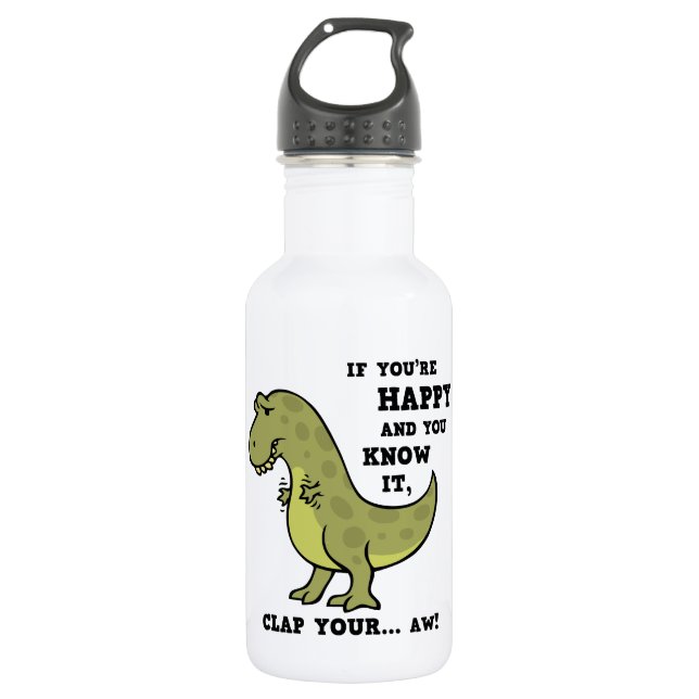 Bouteille D'eau Clap T-Rex II (Devant)