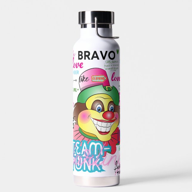 BOUTEILLE D'EAU CLOWNS DE REMEMBER (Gauche)
