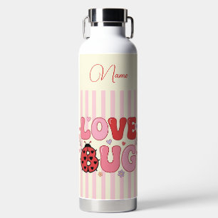 Bouteille D'eau Coccinelle personnalisée Saint-Valentin Coccinelle