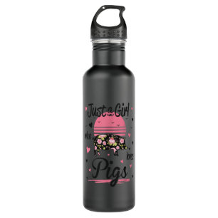 Bouteille D'eau Cochon Juste Une Fille Qui Aime Les Cochons
