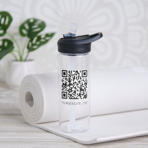 Bouteille D'eau Code QR personnalisable Votre lien de page Web