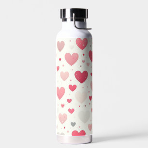 Bouteille D'eau Coeur coloré de la Saint Valentin